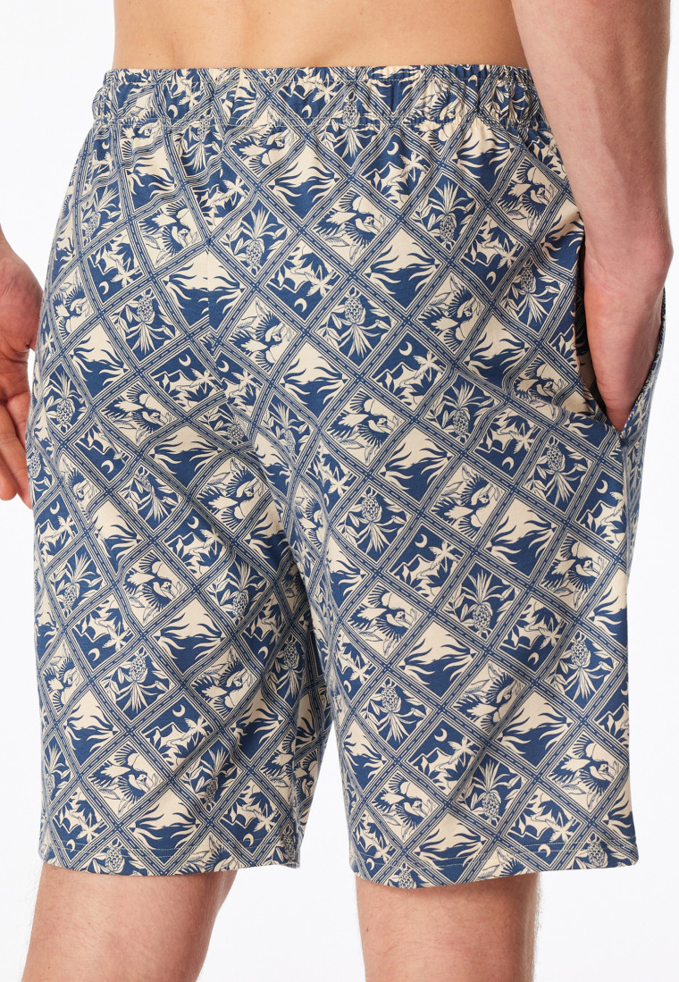 Bermuda beige gemustert - Mix+Relax