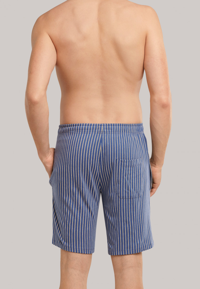 Bermuda shorts stripes denim blue - Mix + Relax