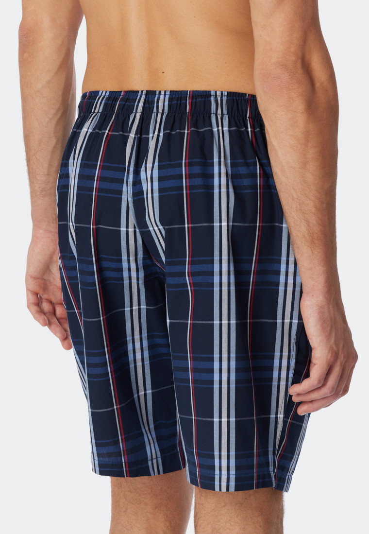 Bermuda shorts woven fabric organic cotton checks multicolored - Mix & Relax