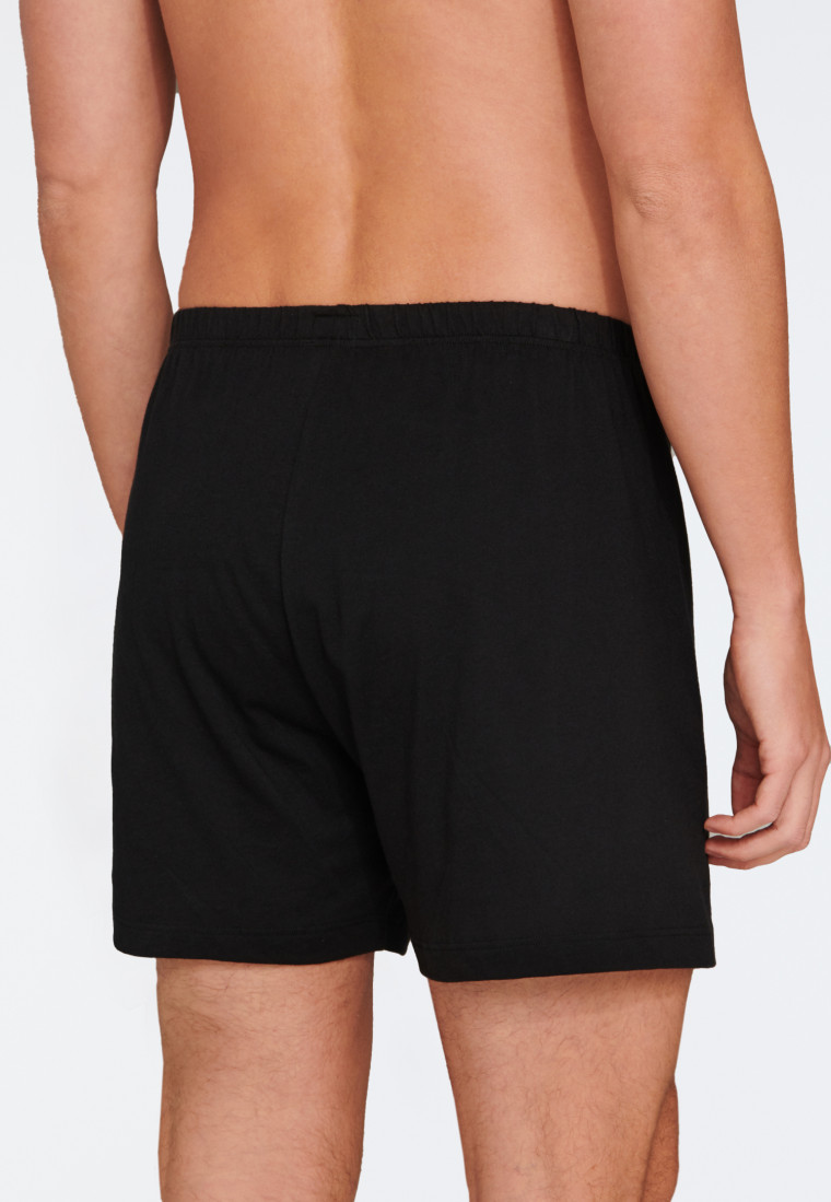 Boxers lot de 2 jersey noir - Boxershorts Multipack