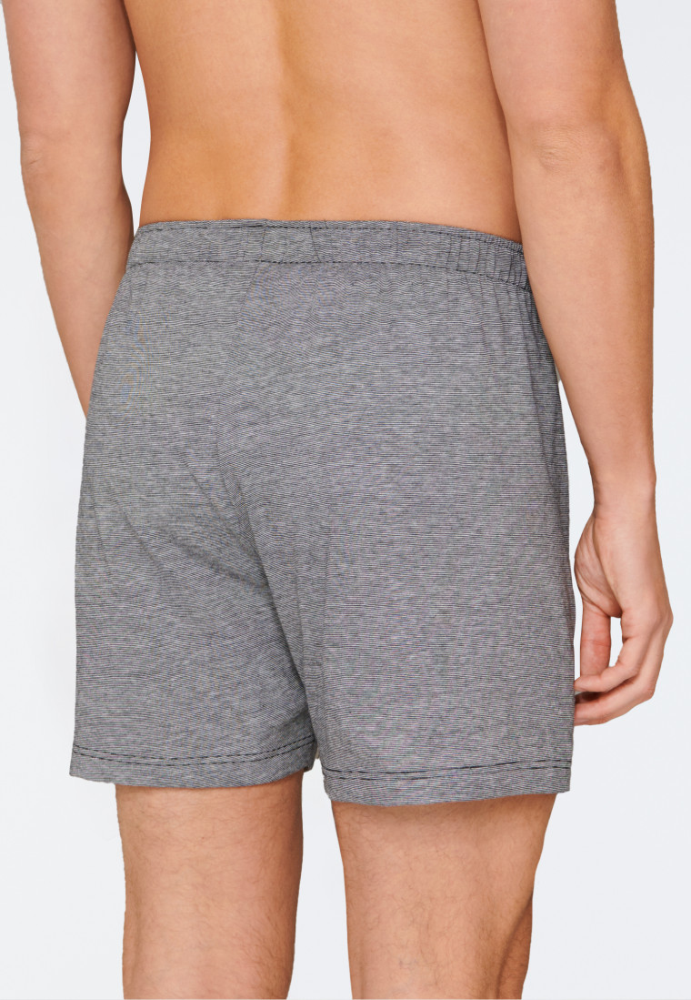 Confezione da 2 boxer in jersey, nero/grigio - Boxershorts Multipack