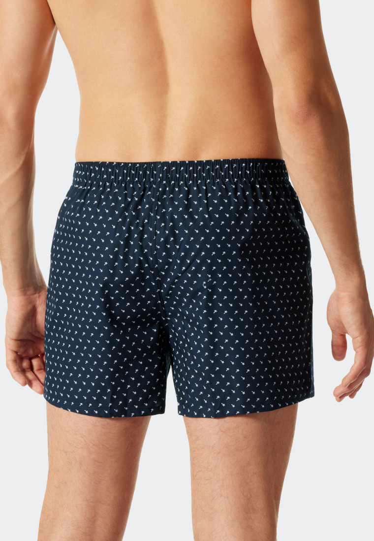 Boxer a strisce in confezione da 2 con fantasia di palme, multicolore - Fun Prints