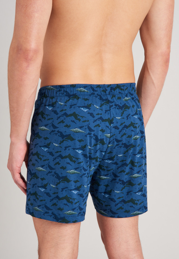 Boxershorts jersey 2-pack berglandschap patroon veelkleurig - Fun Prints