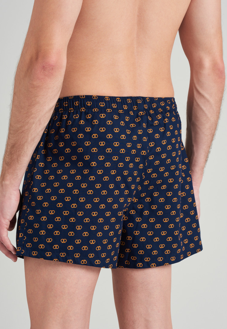 Boxershort geweven stof 2-pack pretzelpatroon veelkleurig  Fun Prints