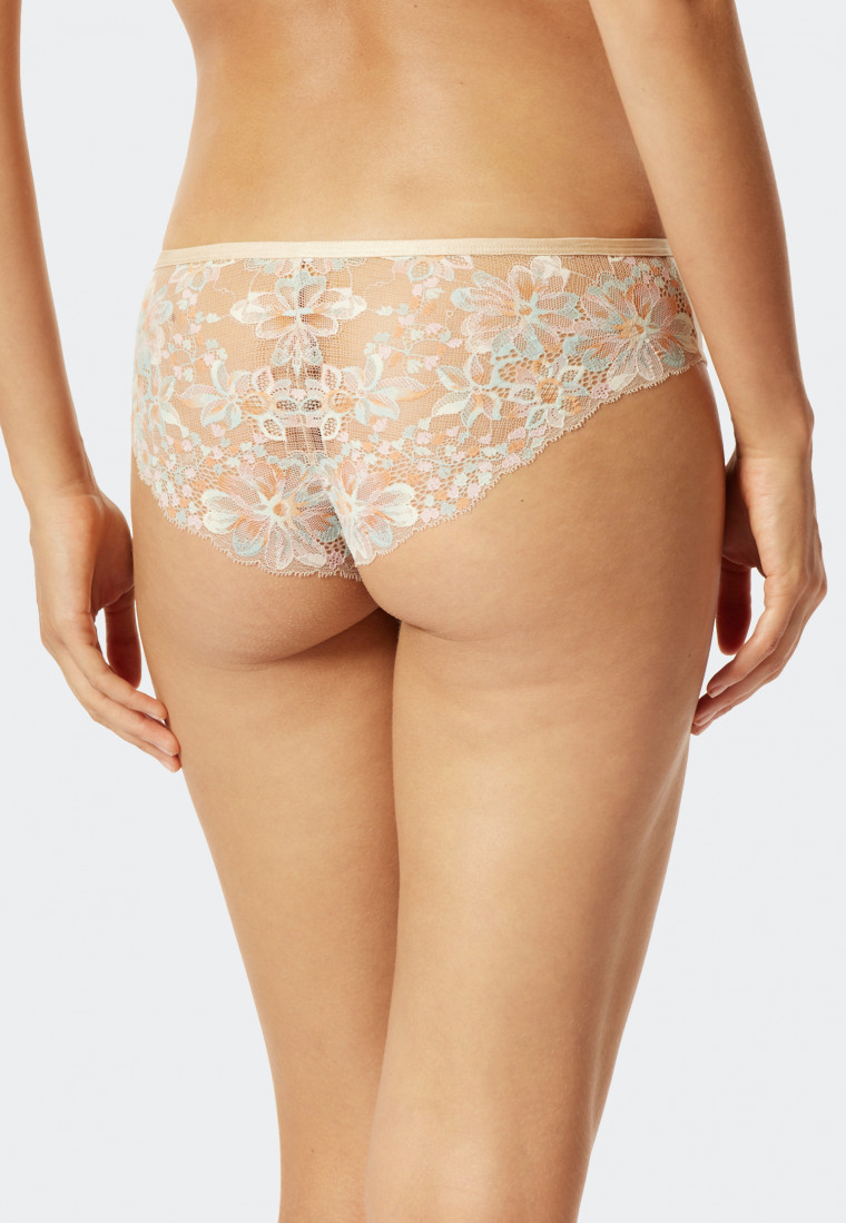 Slip brésilien microfibre durable dentelle Sahara - Summer Floral Lace