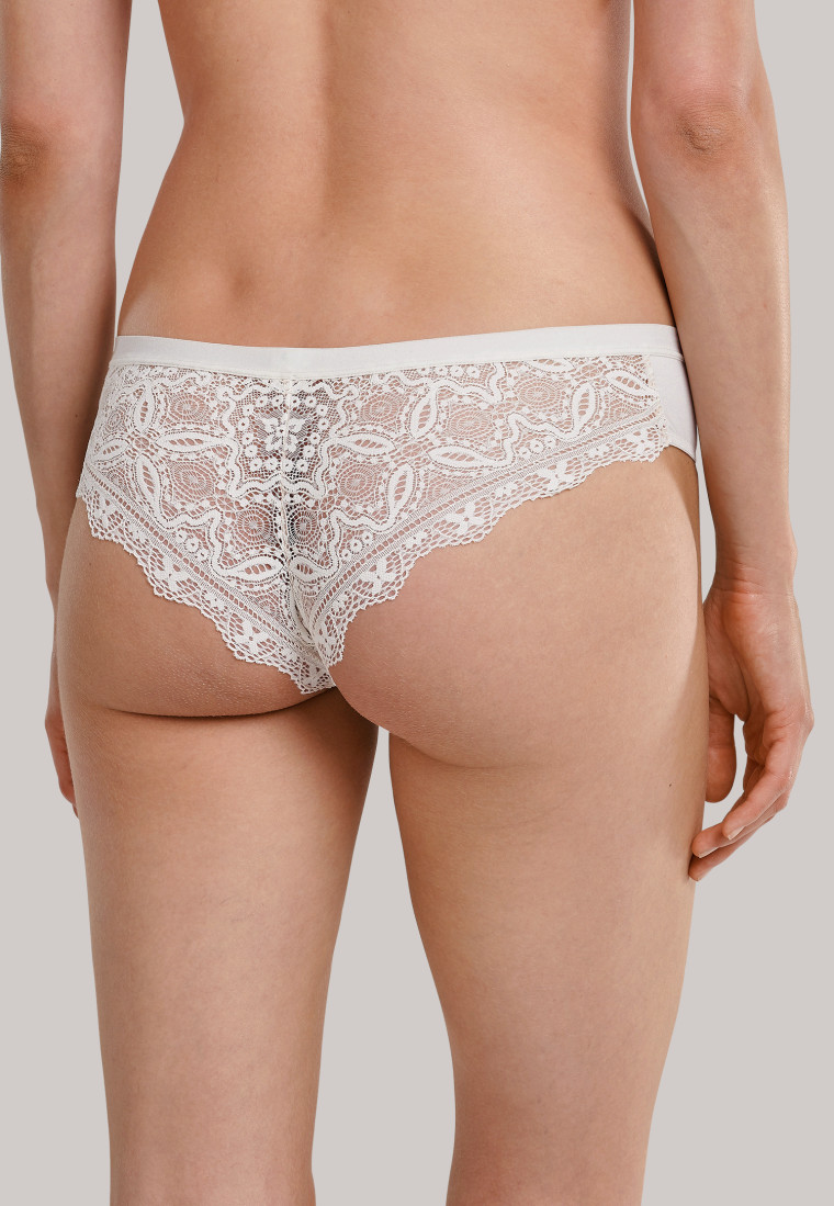 Brazil panty lace cream - Modal and Lace