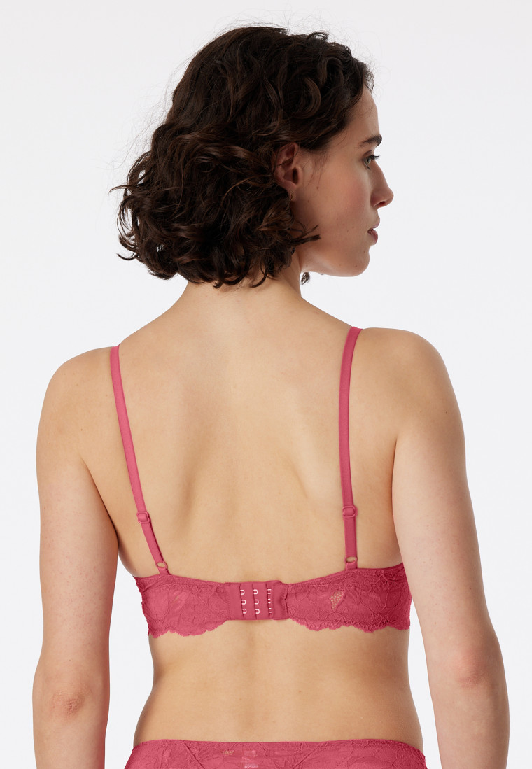 Bustier herausnehmbare Pads pink - Modal & Lace