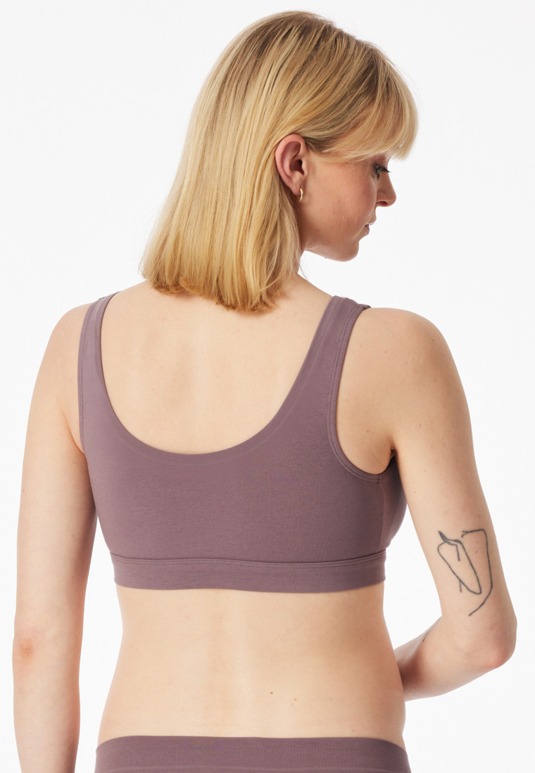 Bustier zwangerschapsondergoed mauve - Unique Maternity