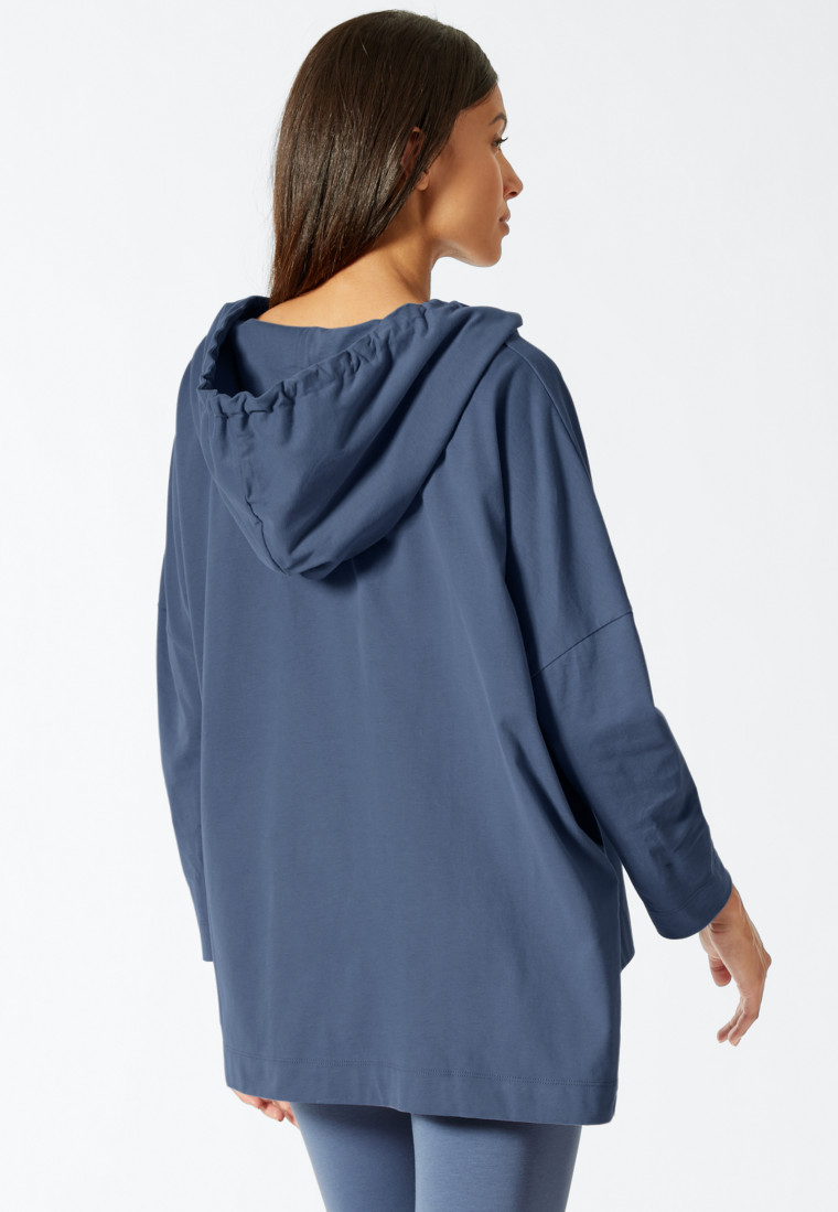 Hoody langarm blau - Revival Martina