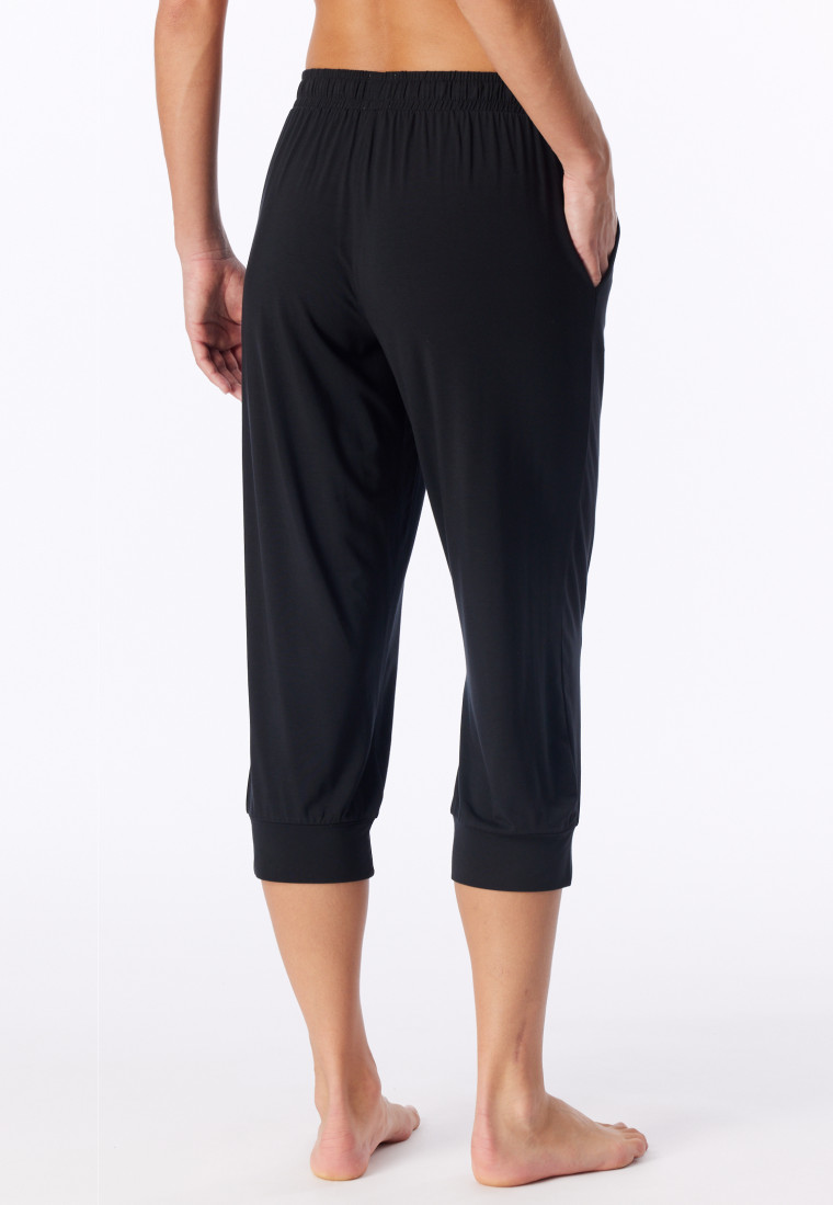 3/4-broek zwart - Mix+ Relax