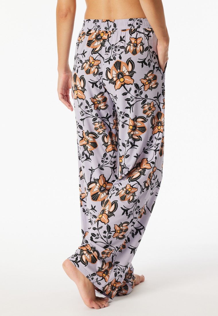 Hose lang Blumen multicolor - Mix+Relax