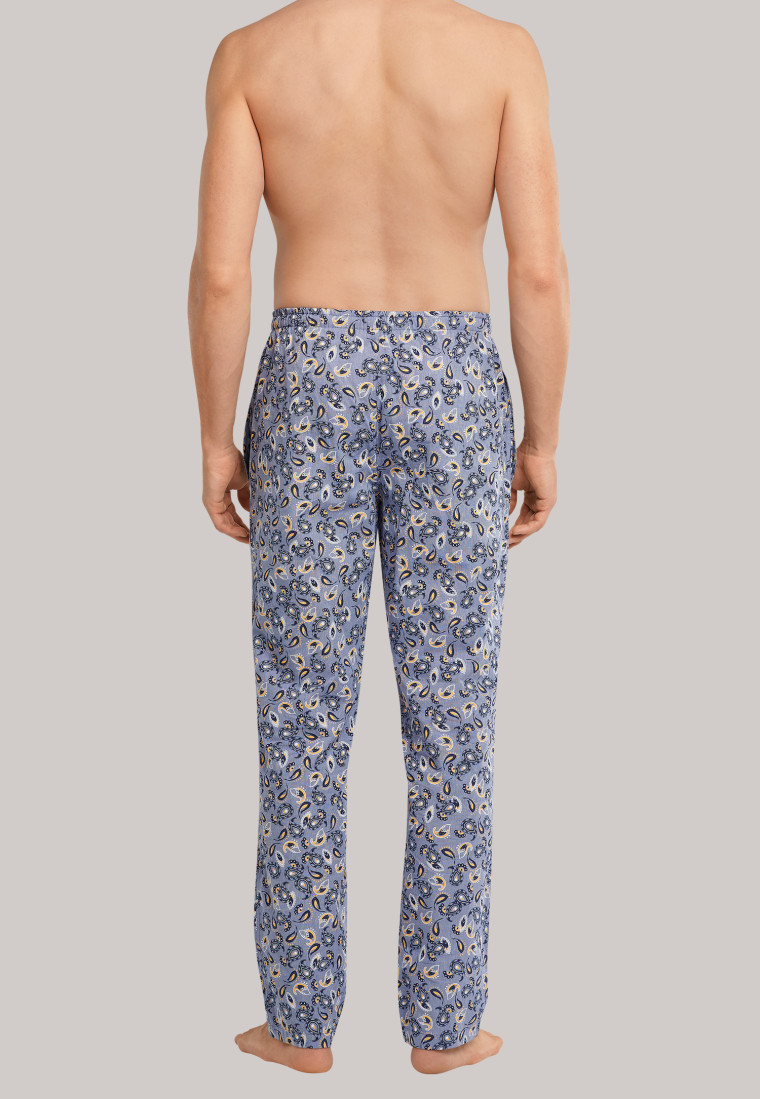 Pants long denim blue patterned - Mix + Relax