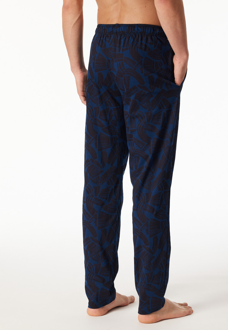 Hose lang multicolor bedruckt - Mix+Relax