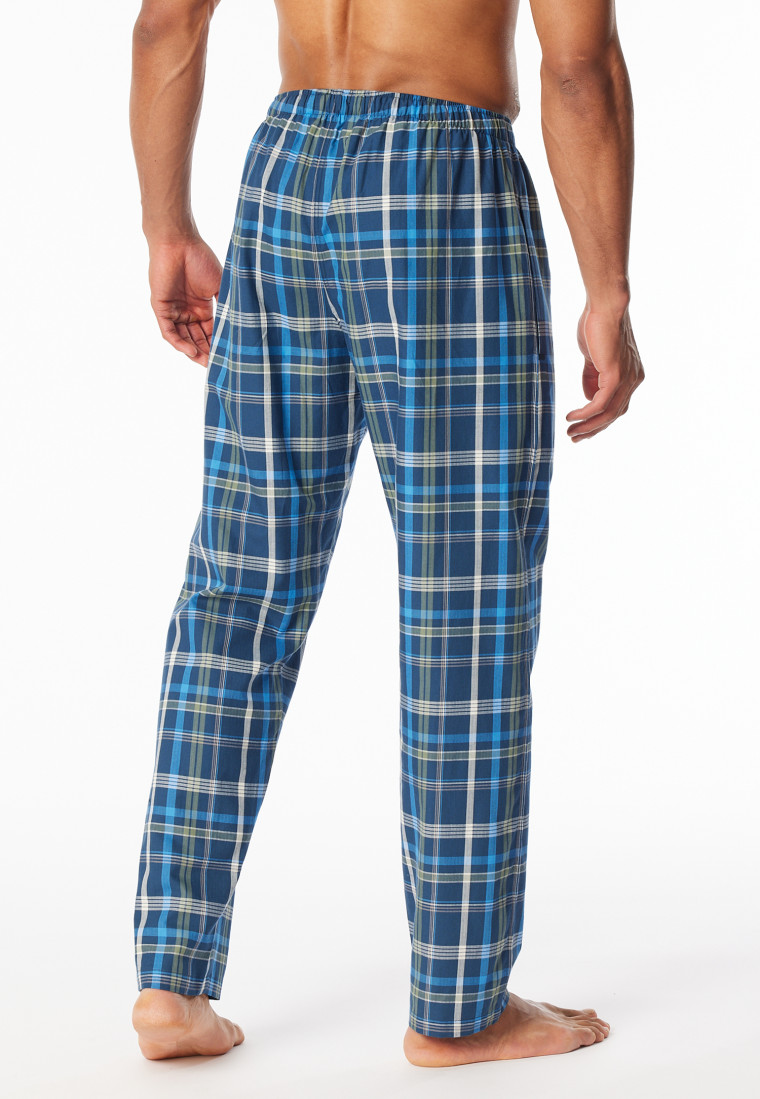 Pants long woven fabric multicolor chequered - Mix+Relax
