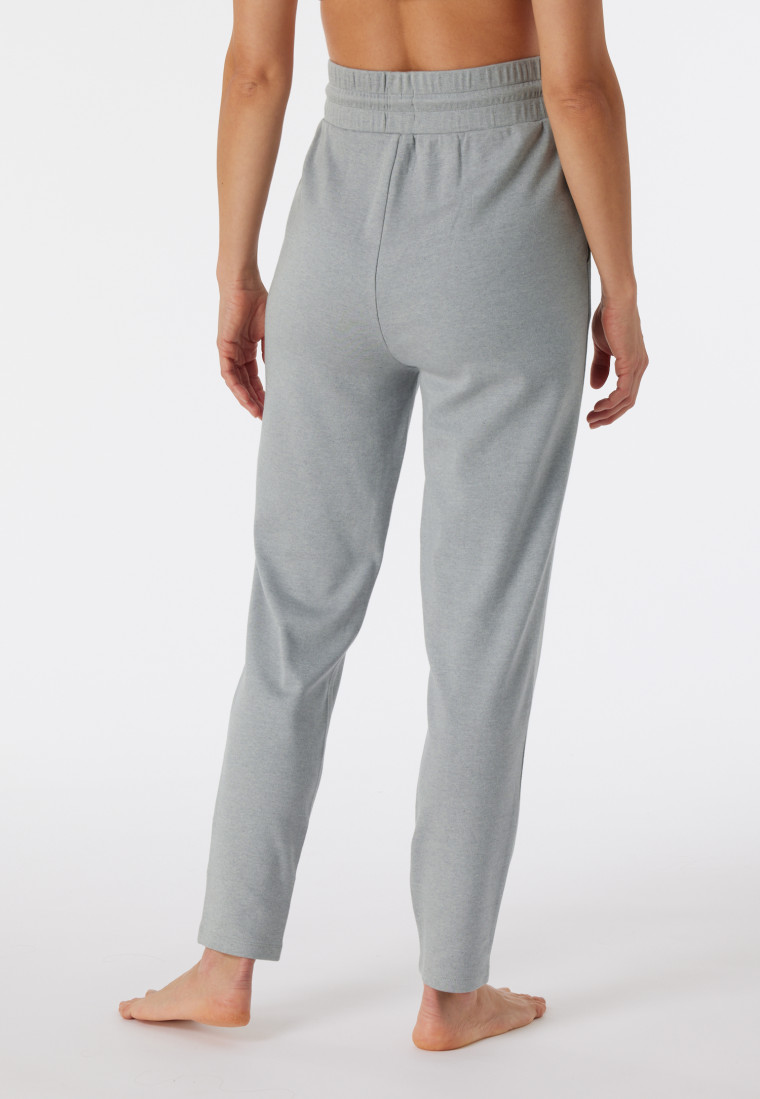 Lounge pants long interlock heather gray - Mix & Relax