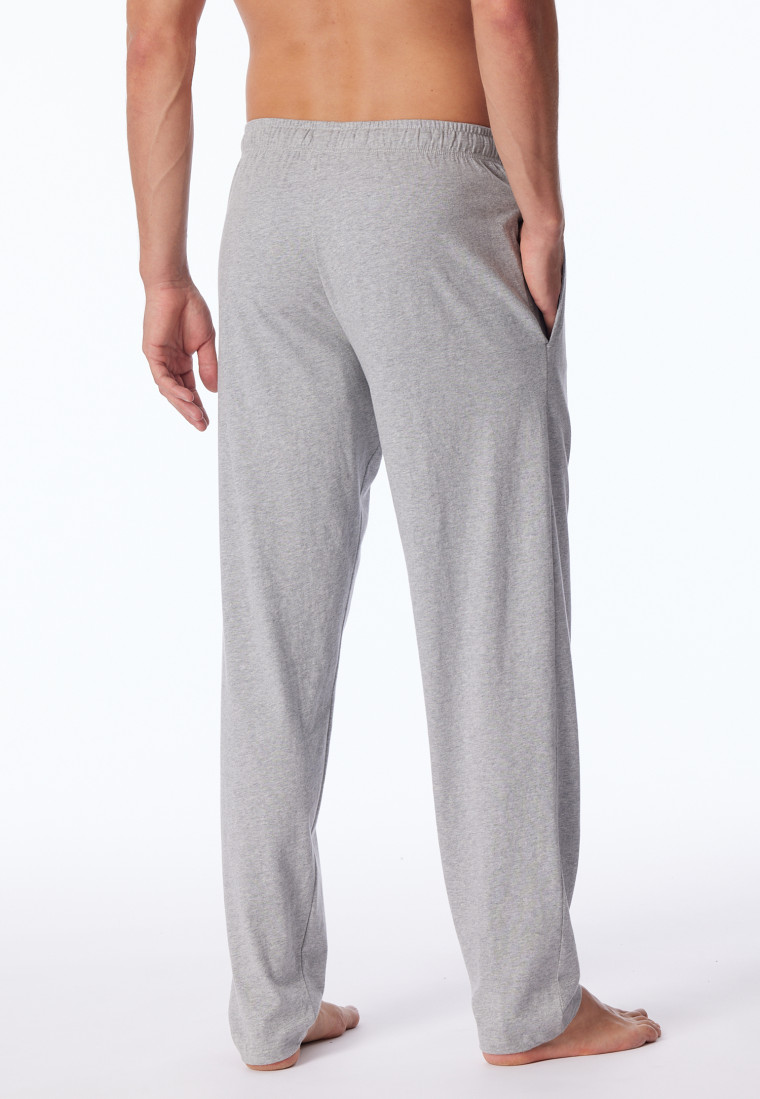 Lounge pants long jersey heather gray - Mix & Relax