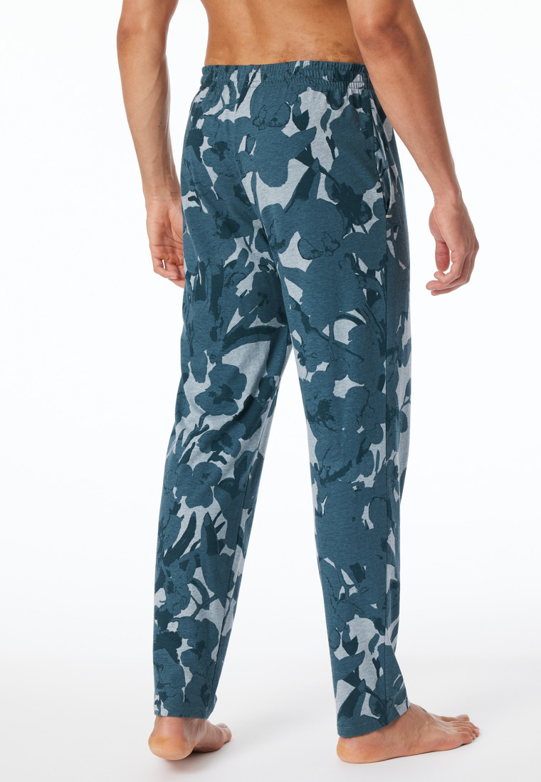 Loungehose lang Organic Cotton mehfarbig gemustert - Mix+Relax