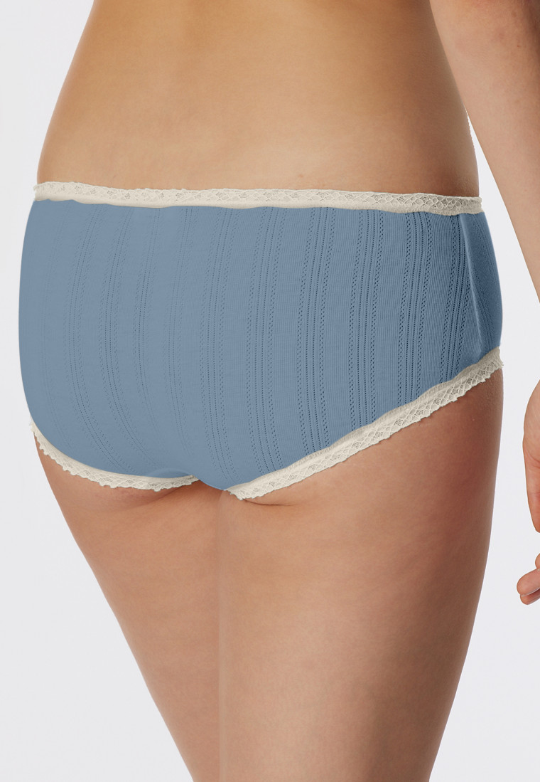 Micro shorty bleu-gris - Revival Agathe