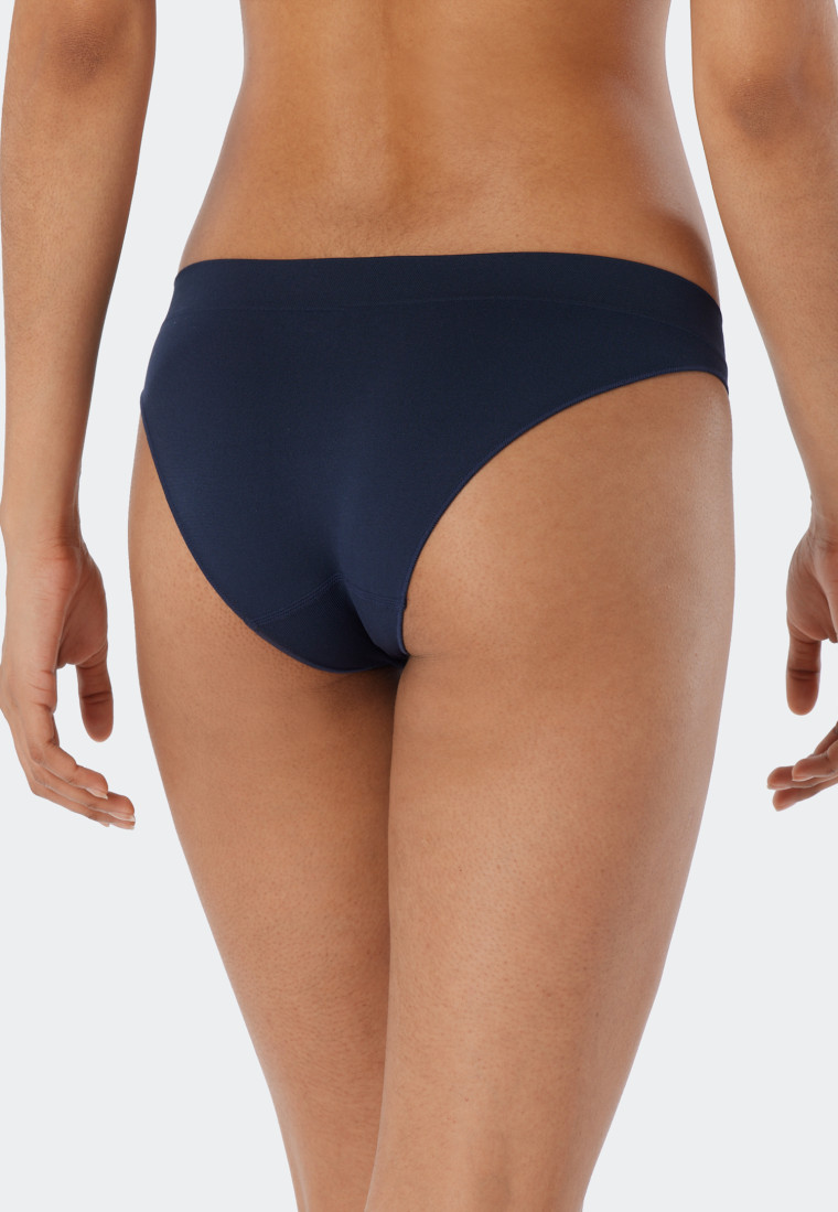 Mini panties seamless matt dark blue - Seamless light