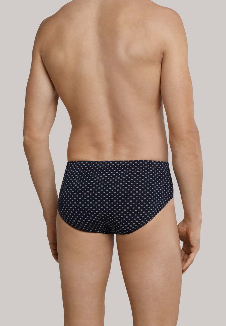 Mini briefs dark blue patterned - Dark Sapphire