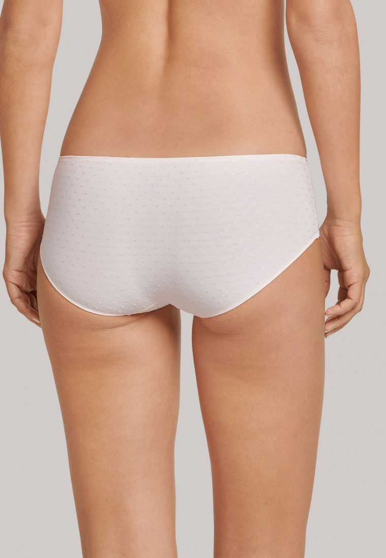 Panty Micro-Qualität rosé gepunktet - Pure Jacquard