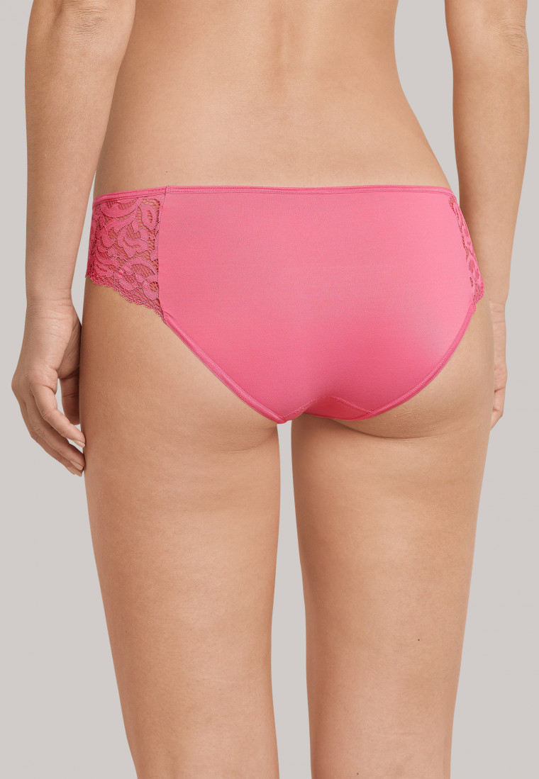 Panty Microfaser peached Spitze himbeere - Expression