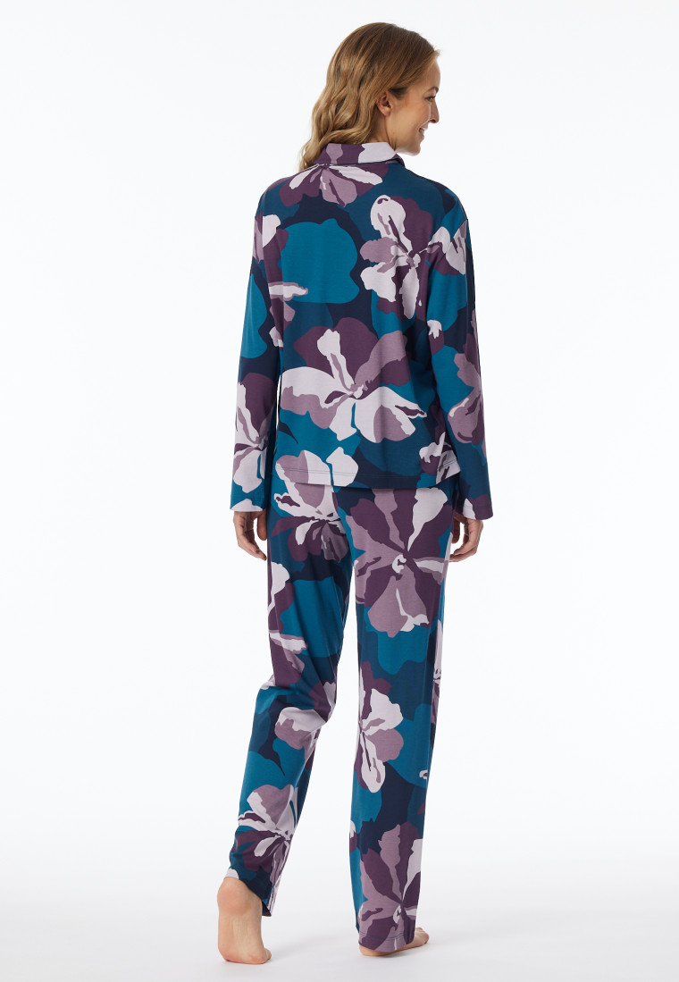 Pyjama interlock multicolore imprimé - Modern Nightwear