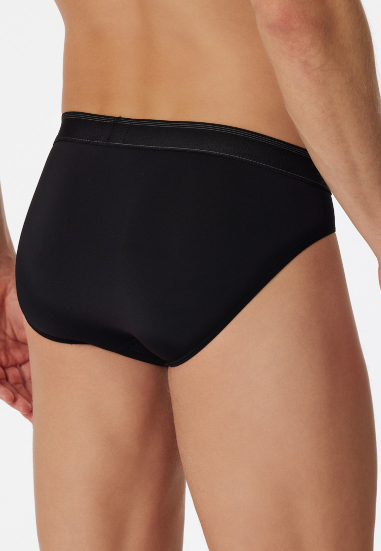 Bikini briefs, microfiber, black - Nachtschwärmer