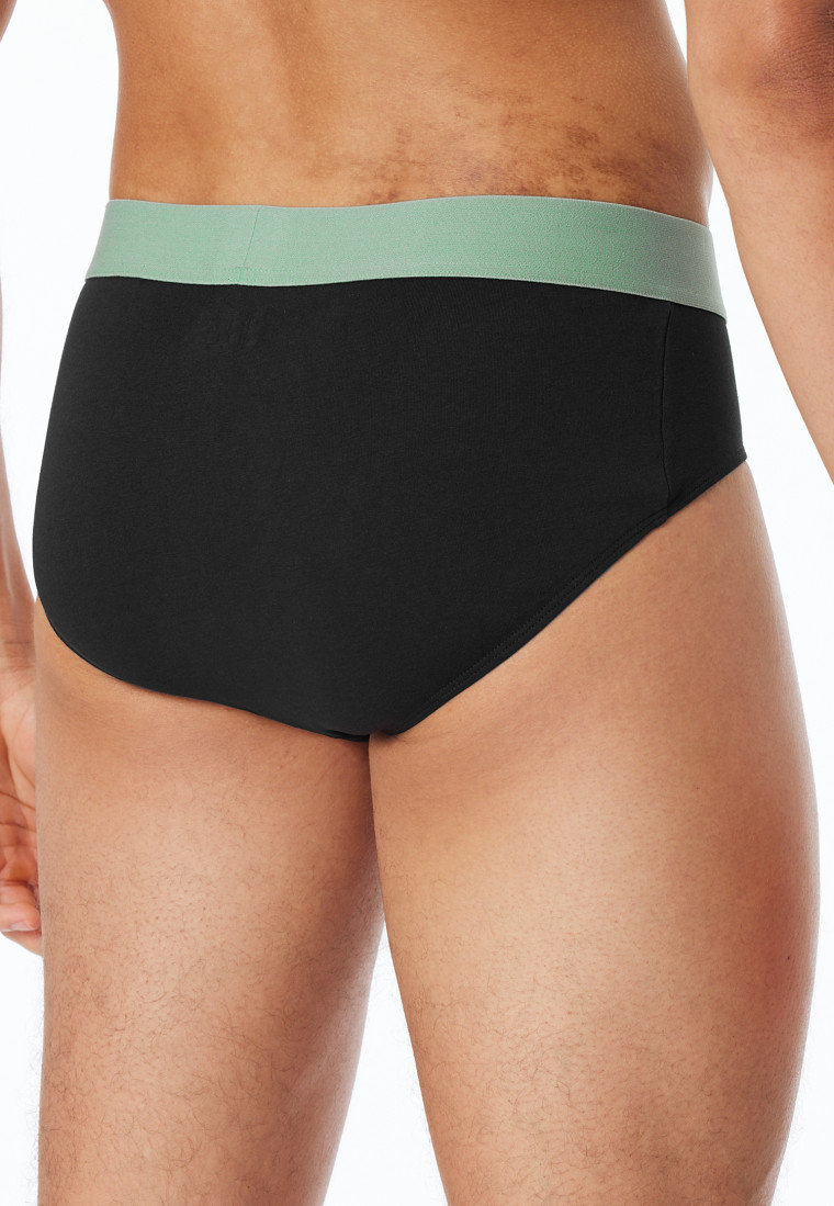 Rio-Slips 3er-Pack Organic Cotton Webgummibund mehrfarbig - 95/5