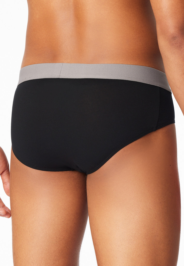 Rio-Slips 3er-Pack Organic Cotton Webgummibund mehrfarbig - 95/5