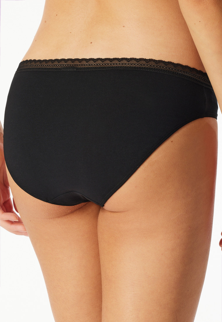 Rio-Slips 3er-Pack Spitze schwarz - Modern Multipacks