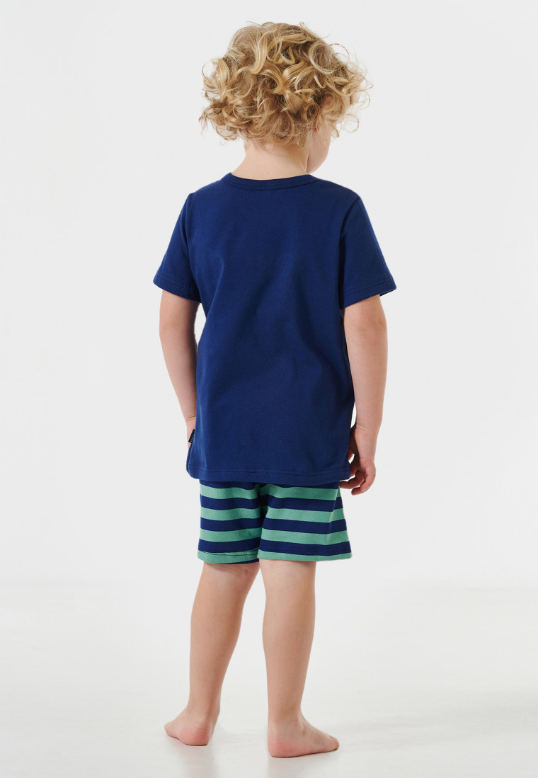 Pyjamas short shark dark blue - Casual World