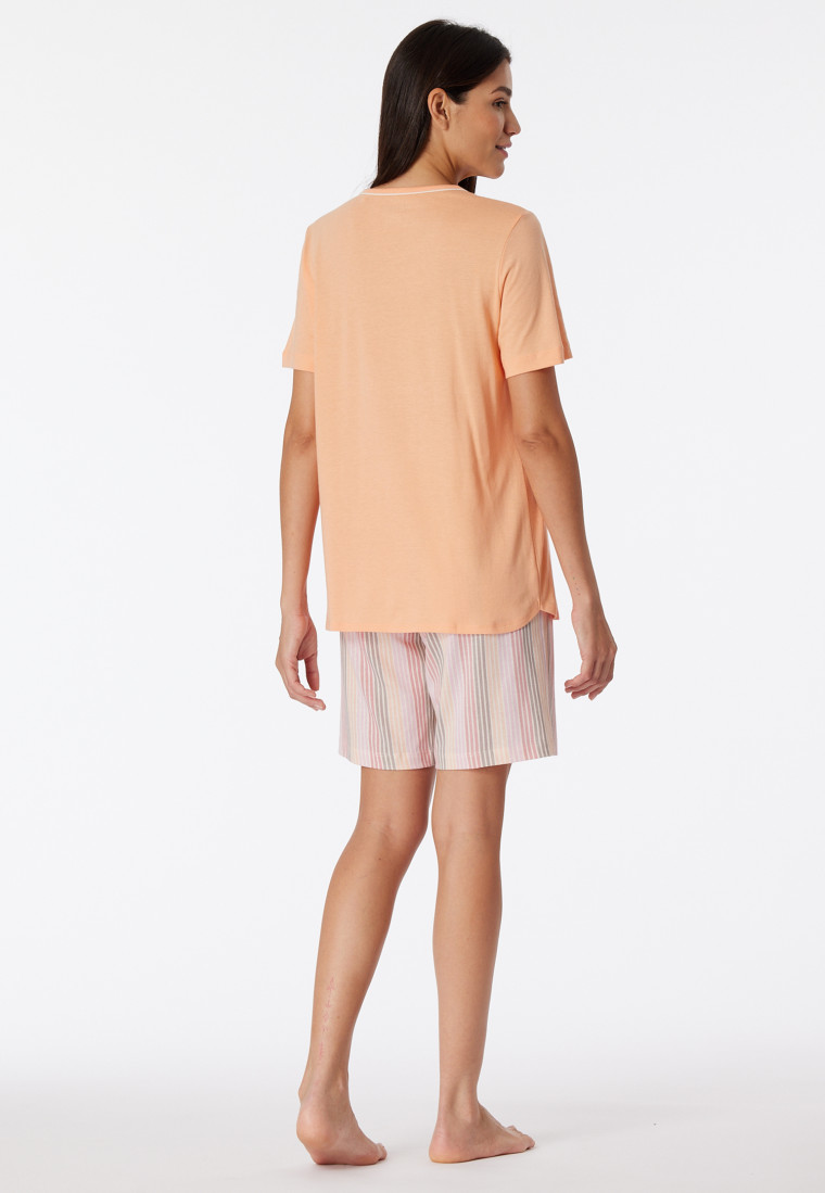 Korte koraalpyjama - Comfort Nightwear