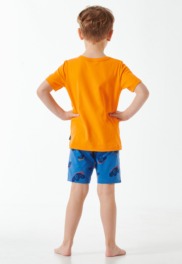 Pyjamas short monster truck orange - Boys World