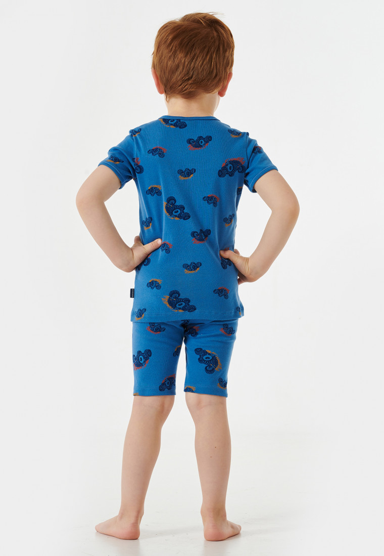 Pyjamas short monster trucks blue - Boys World