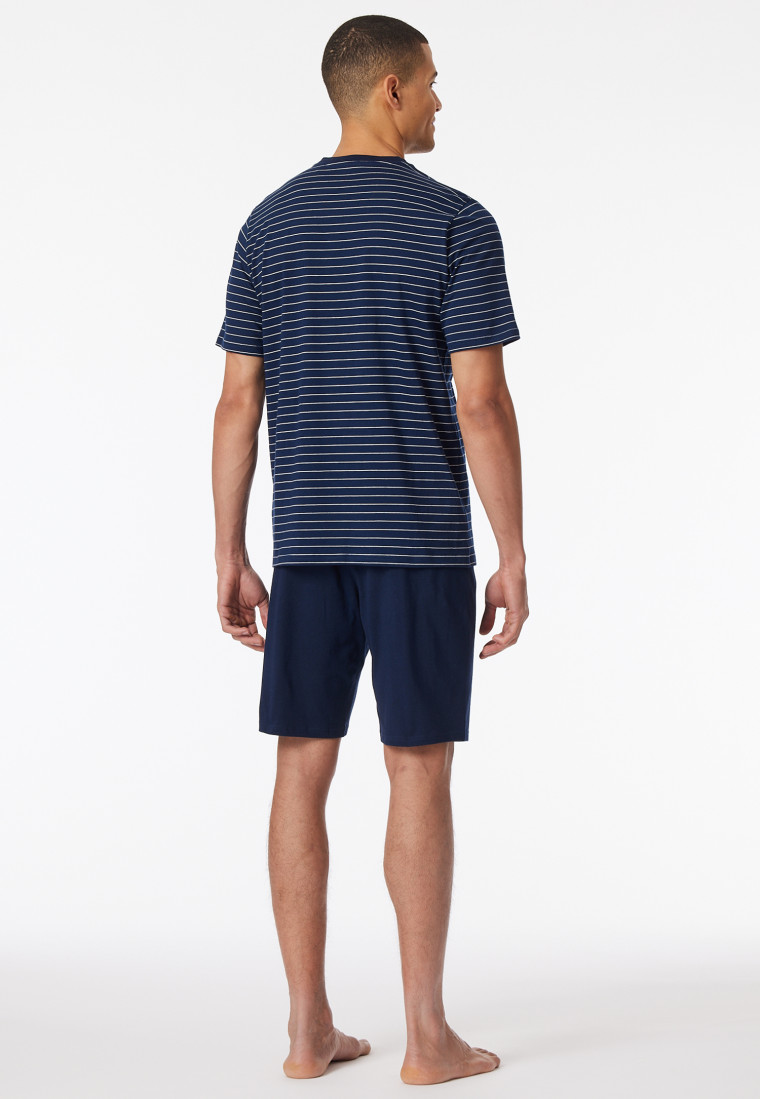 Pajamas short stripes admiral - Casual Essentials