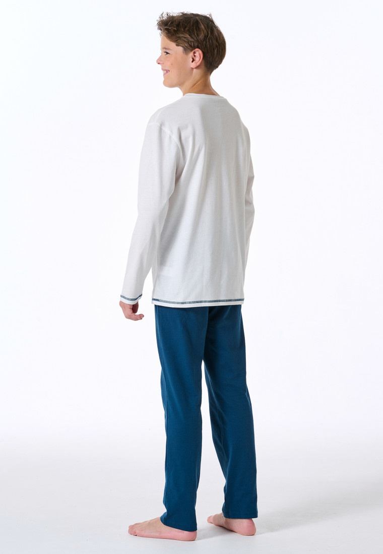 Pyjama lengte Chillout off-white - Nightwear