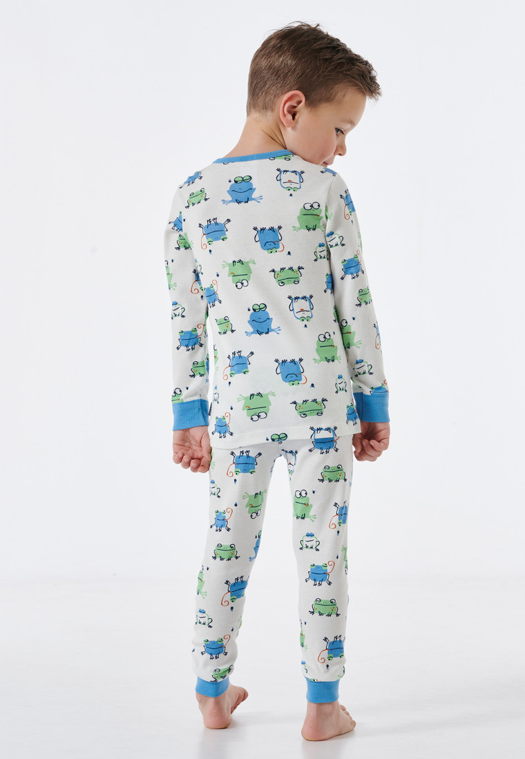 Pyjamas long frogs off-white - Natural Love