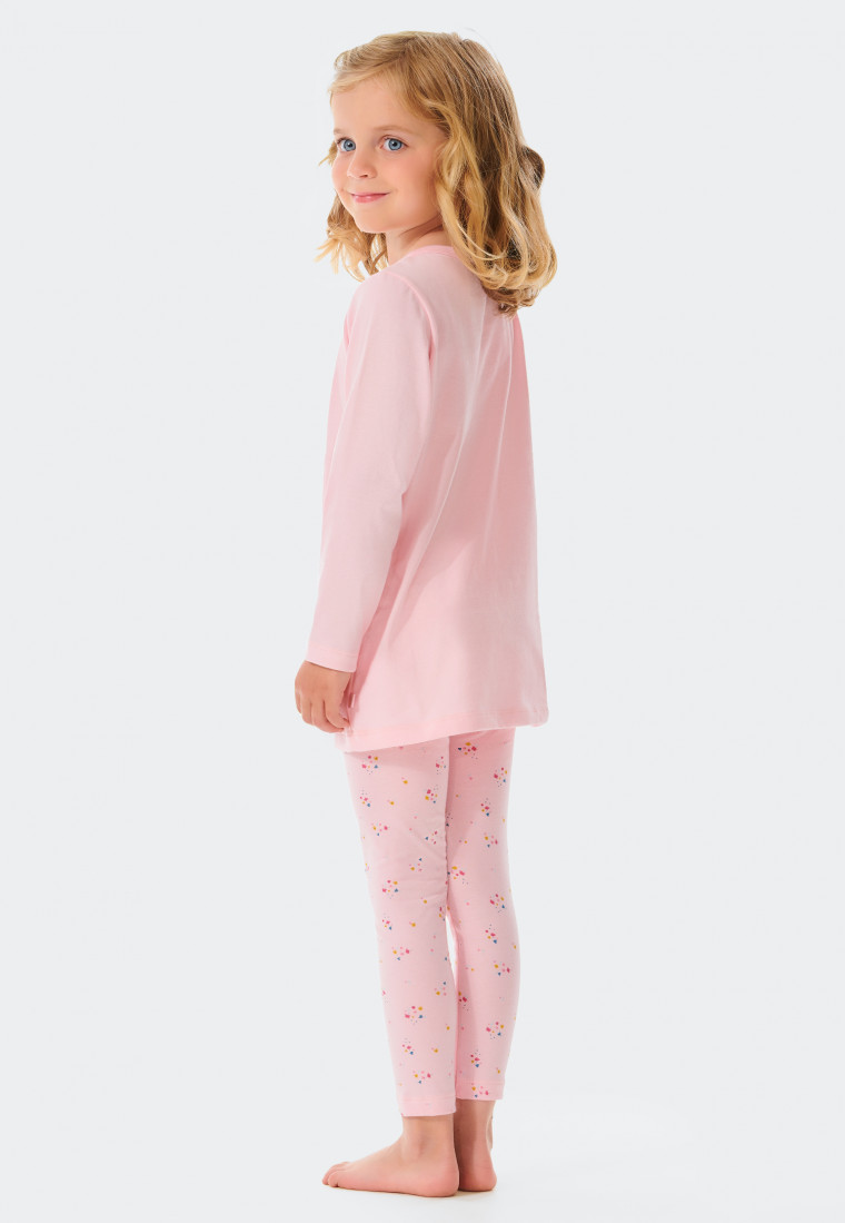 Long pajamas organic cotton leggings flowers ballerina pink - Princess Lillifee