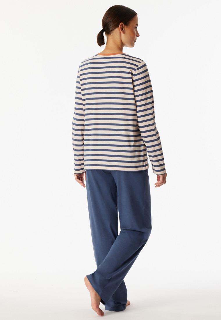 Long pyjamas striping champagne - Casual Essentials