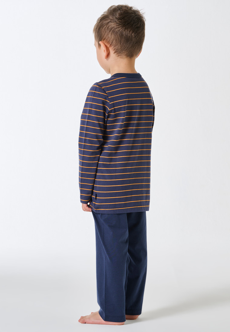 Pigiama lungo a righe in volpe curry - Nightwear bambini