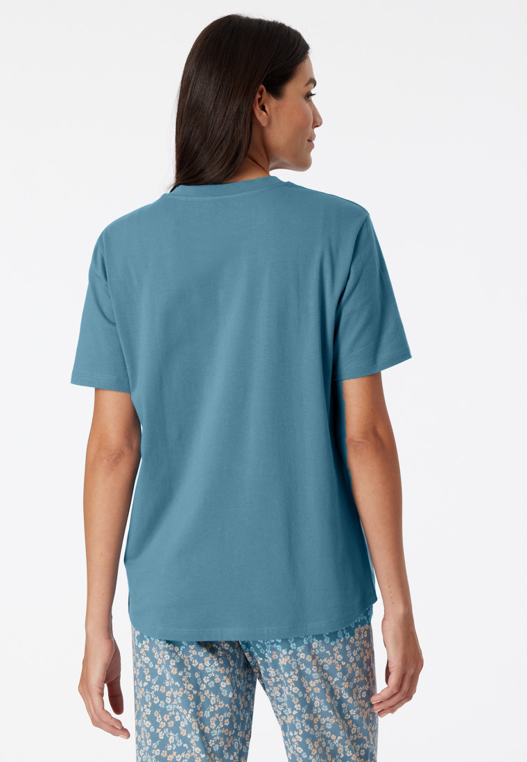 Shirt short sleeve blue gray - Mix+Relax