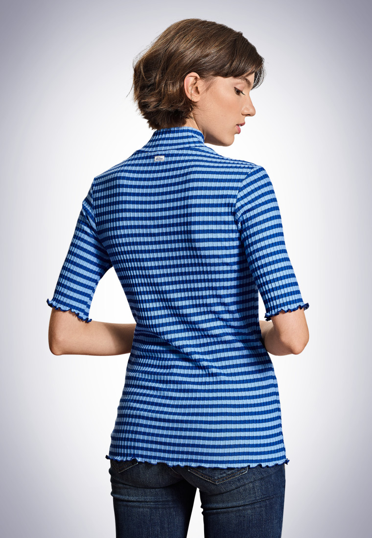 Shirt kurzarm indigo - Revival Helena
