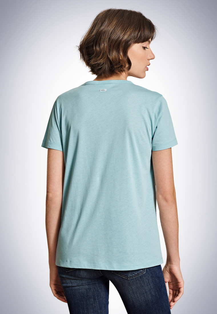Tee-shirt manches courtes menthe - Revival Carla