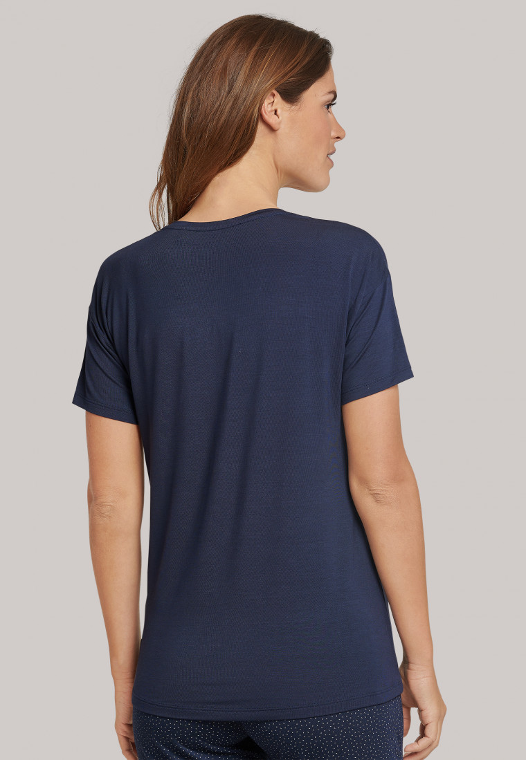SCHIESSER Damen Mix & Relax Shirt Kurzarm T-Shirt Gr 36-46 S-3XL Schlafshirt NEU 