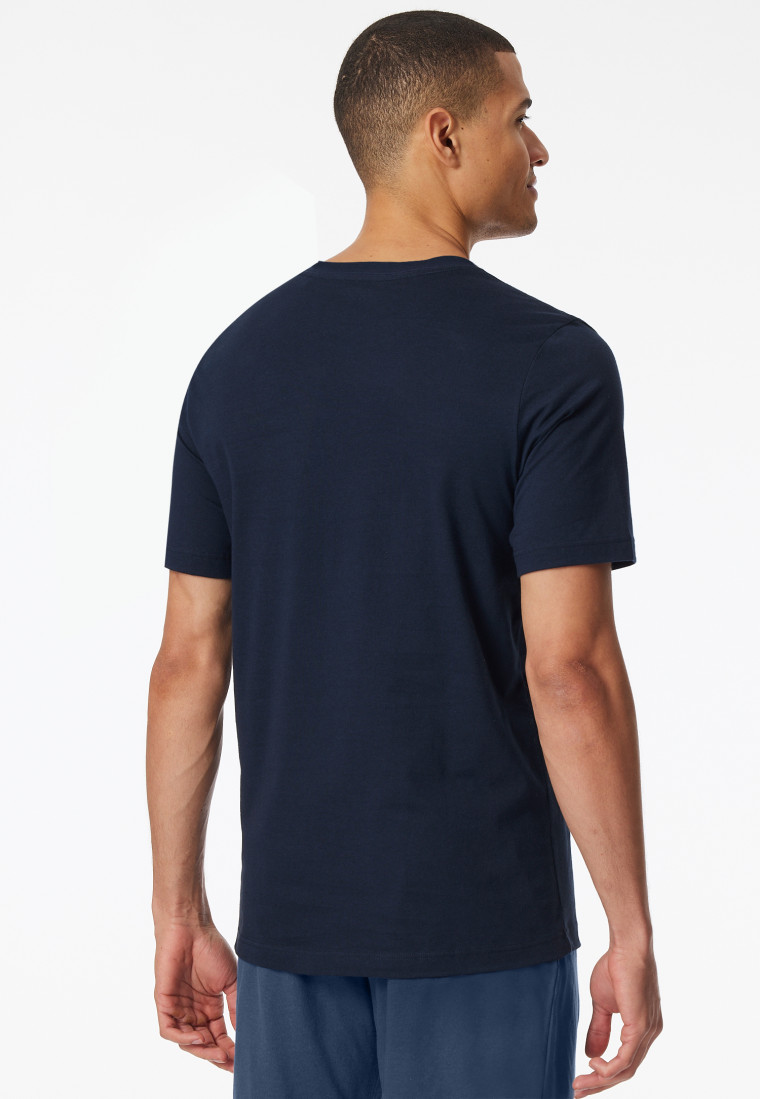 Shirt kurzarm nachtblau - Mix+Relax