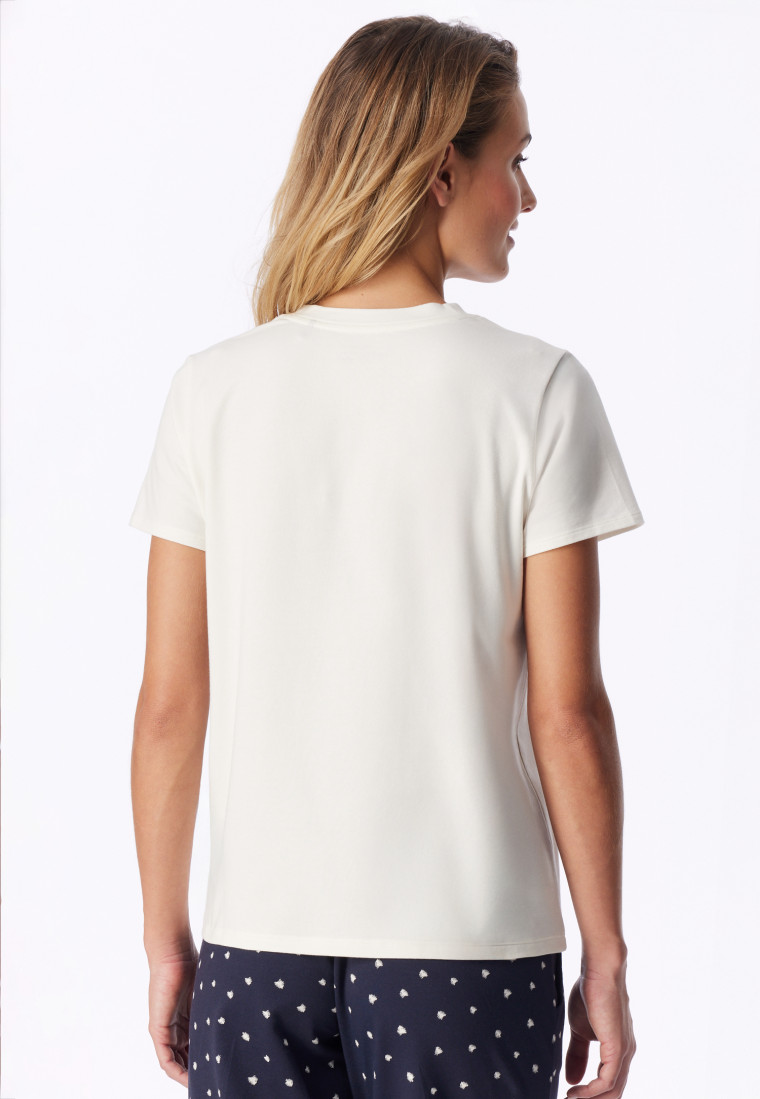 Shirt kurzarm naturweiß - Mix+Relax