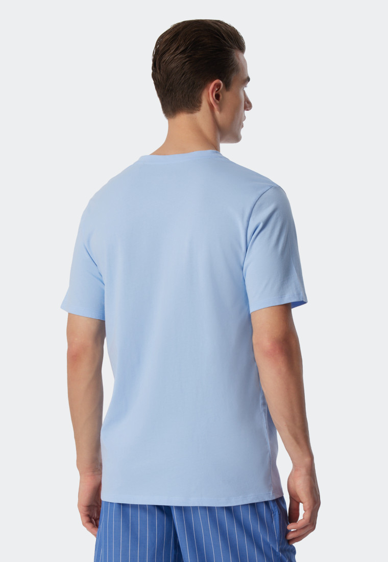Shirt short-sleeved organic cotton V-neck air - Mix & Relax
