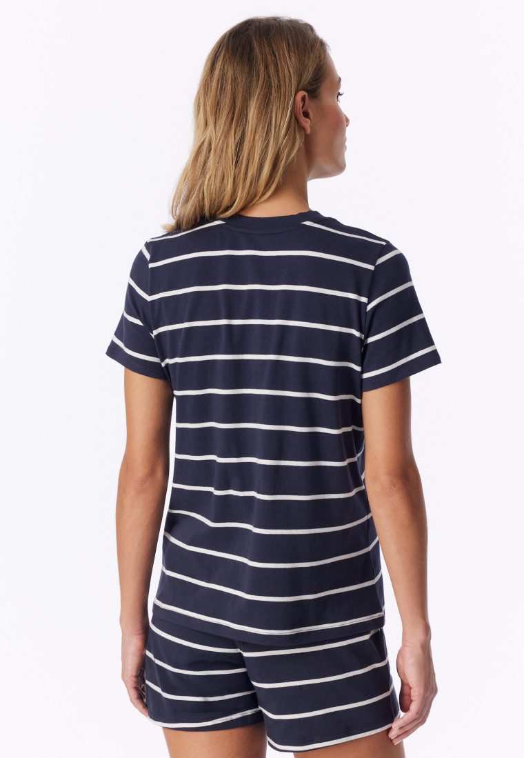 Shirt kurzarm Ringel multicolor - Mix+Relax