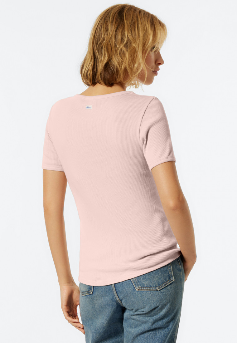 Shirt short-sleeved rosé - Revival Greta